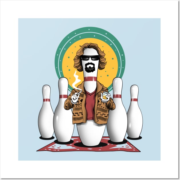 The Pin Lebowski Wall Art by Vincent Trinidad Art